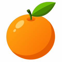 illustration of an orange