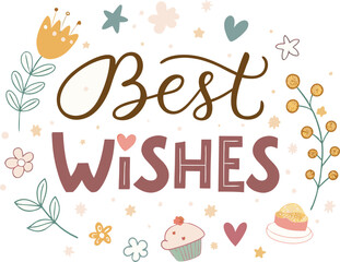 Obraz premium Best Wishes, wishes