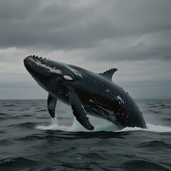 Fototapeta premium whale, ocean, sea, mammals