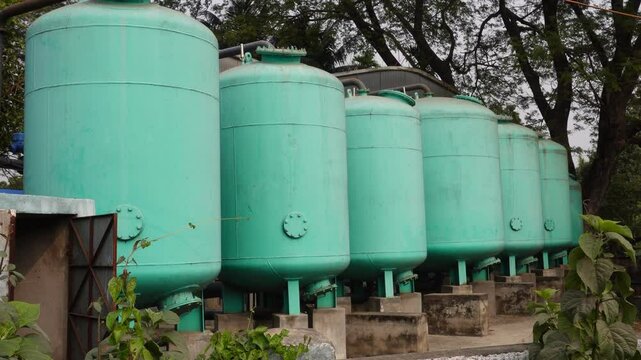 Reverse Osmosis (RO) Water Treatment Plant which purify water by removing ions, unwanted molecules, and larger particles using a semi-permeable membrane
