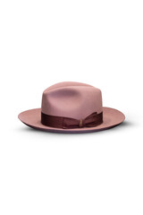 brown hat isolated on  background