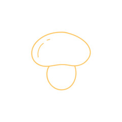 Hand-Drawn Mushroom Illustration
