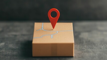 Smartphone displaying a real time delivery tracking map highlighting the latest advancements in logistics technology and the digital transformation of transportation and package delivery services