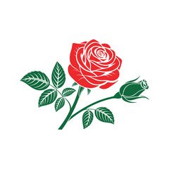 A beautiful rose color set icon featuring elegant floral designs, symbolizing love, romance, and nature, perfect for digital and print use.