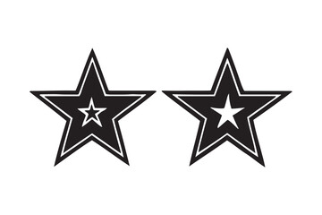A sleek star vector icon with a modern design, symbolizing success, excellence, and recognition, ideal for branding and digital applications.