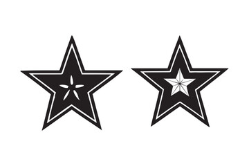 A sleek star vector icon with a modern design, symbolizing success, excellence, and recognition, ideal for branding and digital applications.