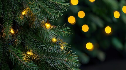 Glowing Christmas Tree Lights