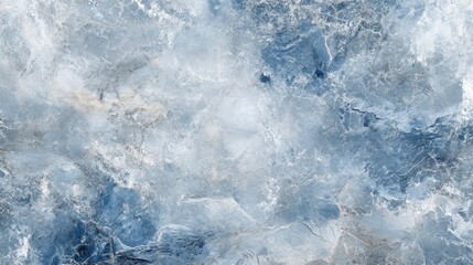 Obraz premium Natural river stone background with smooth water texture in shades of blue and white