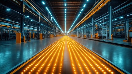 An innovative food production plant with automated assembly lines