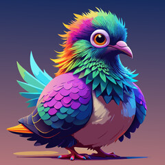 Fototapeta premium parrot on a branch