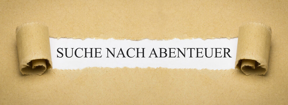 Suche nach Abenteuer