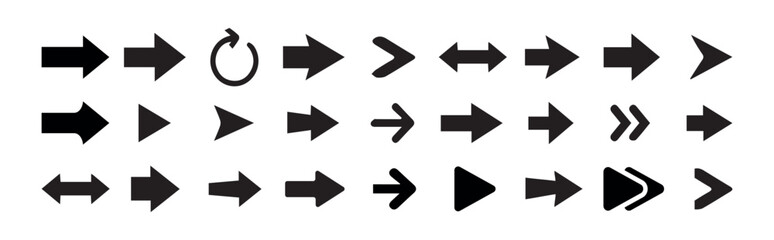 Arrow icons set. Arrow collection. You can use it perfectly for your design. Vector illustration EPS 10.