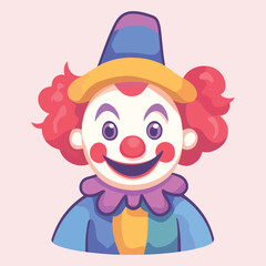 Happy Clown Cartoon vector illustration