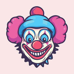 Happy Clown Cartoon vector illustration