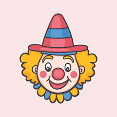 Happy Clown Cartoon vector illustration