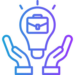 Job Opportunities line gradient icon