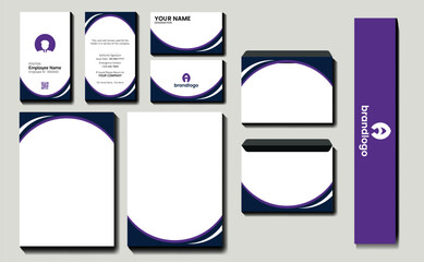 Corporate professional identity template set editable