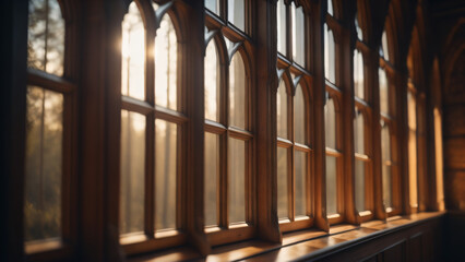 sun light coming through a glass window