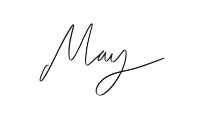 may text font calligraphy hand written lettering script black color object icon template event banner celebration holiday event symbol design calendar may month 2025 year season organizer diary label 