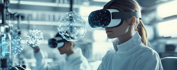 Biotech researchers using virtual reality for innovative experiments