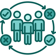 Recruitment Process solid icon