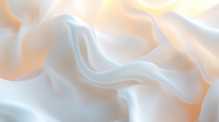 Obraz premium Smooth alabaster stone texture with subtle light diffusion and flowing abstract forms