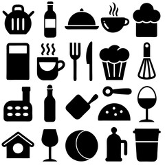 food icons set