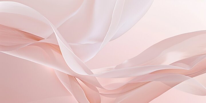 An abstract minimalist design with a soft blush pink background, Minimalist organic shapes in delicate pastel shades, Contemporary minimalist style