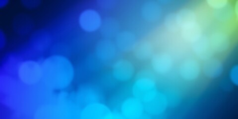Fototapeta premium Abstract bokeh background with soft, colorful, and dreamy light spots creating a blurred and magical visual effect, perfect for use in design, photography, and creative projects