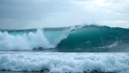 Fototapeta premium Impact of the waves