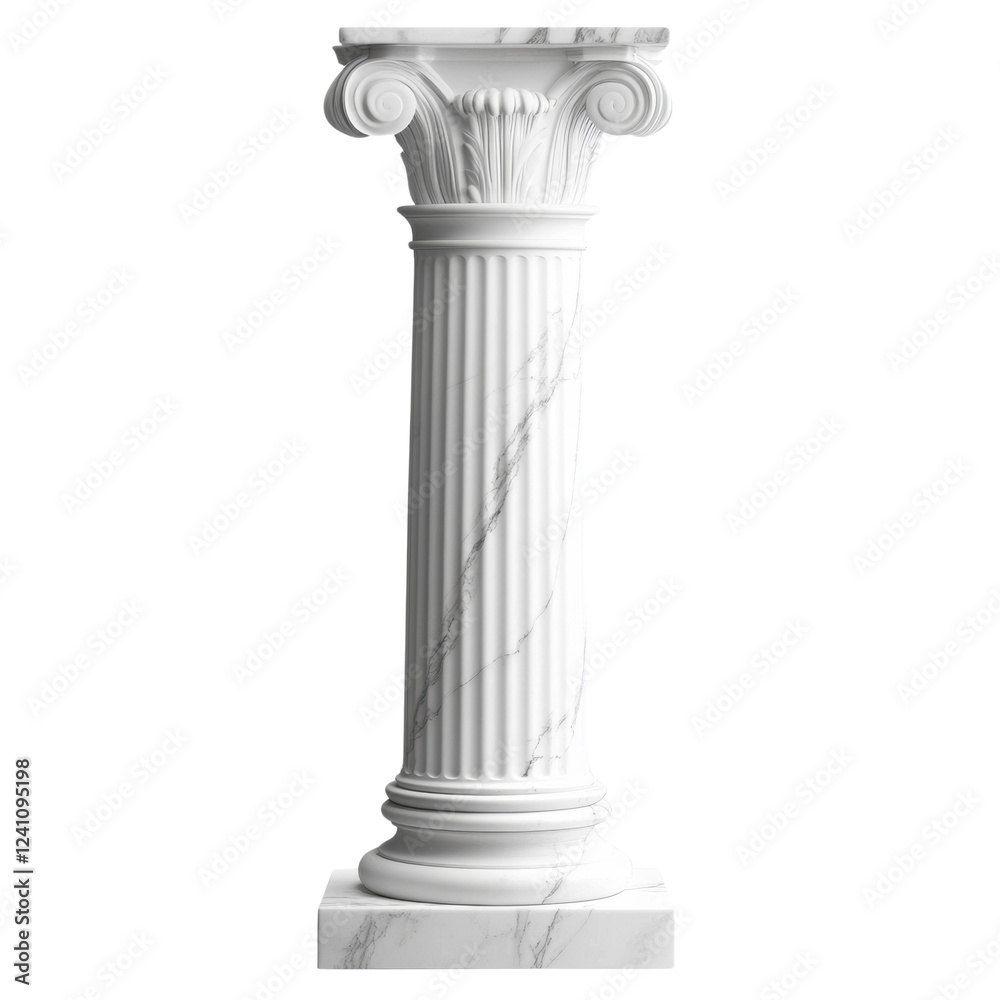 Aufkleber elegant marble column classical design architectural element