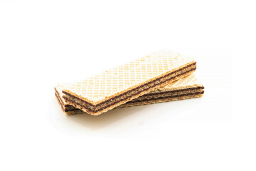 Wafers isolated on white background, with clipping path