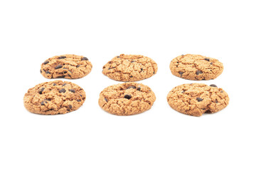 Set Cookie on white background, with clipping path