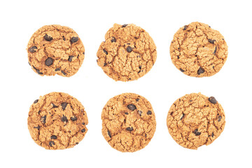 Set Cookie on white background, with clipping path