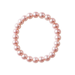 Elegant pink pearl necklace showcasing luxury and timeless fashion.
