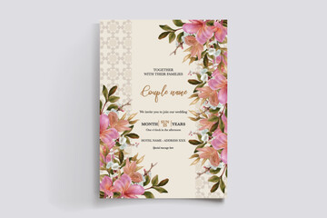 BRIDAL SHOWER FLORAL INVITATION TEMPLATE