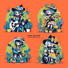  illustration for cinco de mayo celebration