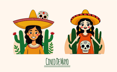  illustration for cinco de mayo celebration