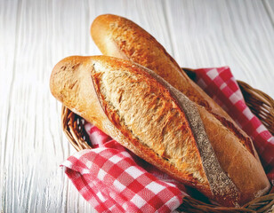 Baguettes de pain frais