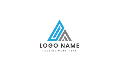 Letter da logo design icon