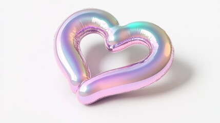 Whimsical Double Heart Clipart Design for Romance