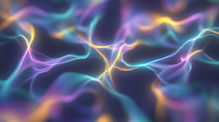 Fototapeta premium Abstract colorful energy flow, vibrant background, dynamic design, website banner