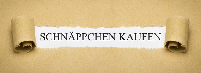 Schnäppchen kaufen