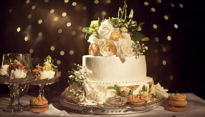 Fototapeta premium Gâteau de mariage