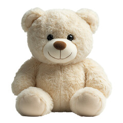 Obraz premium Soft Teddy Bear Toy on Transparent Background