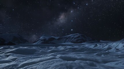 Fototapeta premium Glacier lakes form when glaciers melt, creating water-filled depressions. These lakes often have clear, cold waters. Oceans are vast bodies of saltwater, covering most of Earth's surface, supporting d