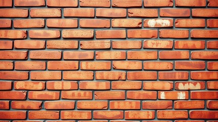 Fototapeta premium Industrial Brick Wall with Basket Weave Texture