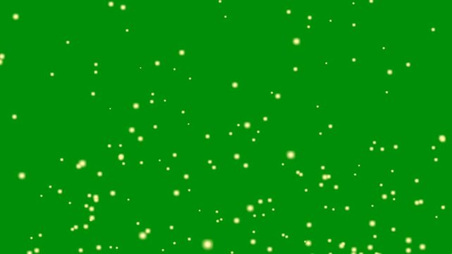Glowing Firefly on Green Screen, Easy editable green screen video, high quality vector 3D illustration. Top choice green screen background