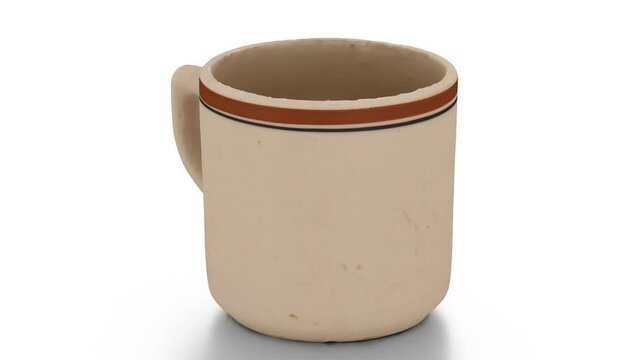 mug or cup on white background