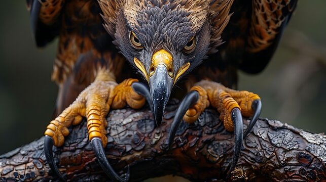 The Haast eagle, native to New Zealand, was the largest eagle ever known. It had a wingspan of up to 3 meters and preyed on large birds, including the giant moa, before becoming extinct around 600 yea